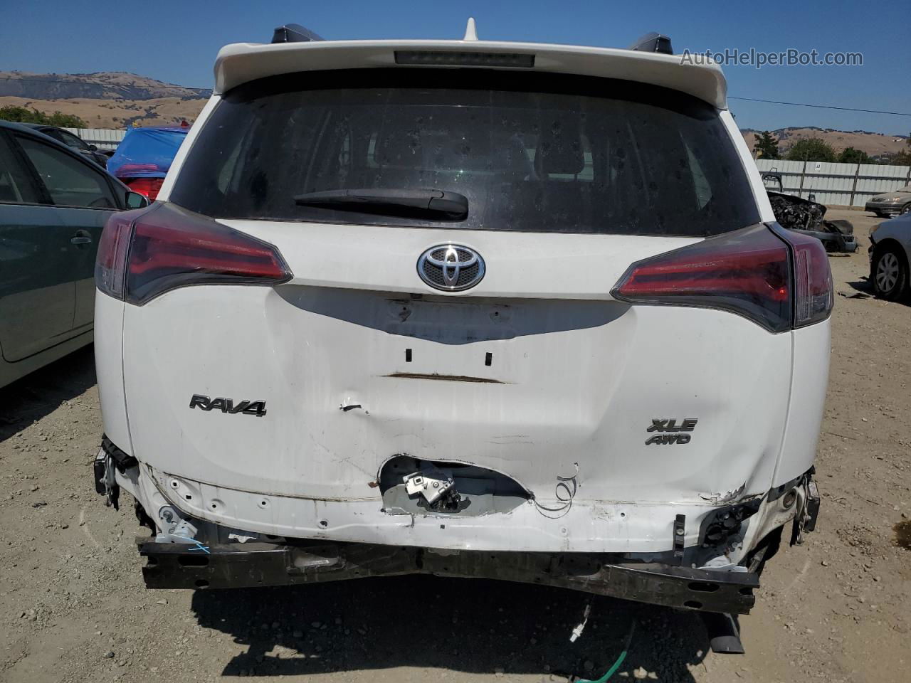 2018 Toyota Rav4 Adventure White vin: 2T3RFREV4JW713835