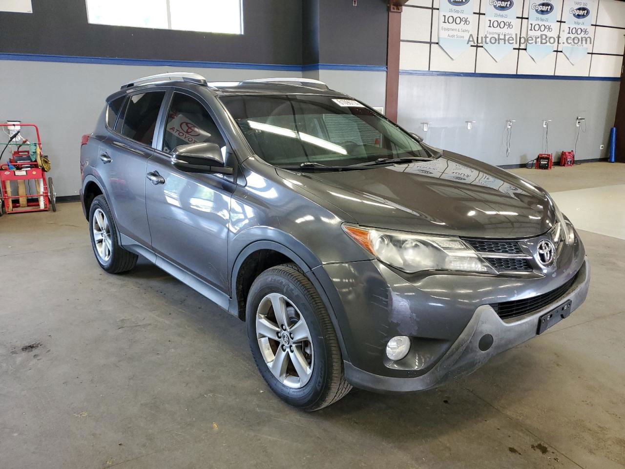 2015 Toyota Rav4 Xle Gray vin: 2T3RFREV5FW258971