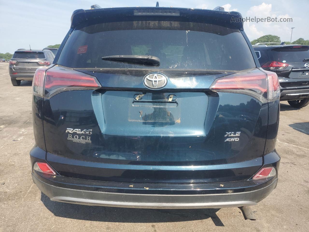 2017 Toyota Rav4 Xle Синий vin: 2T3RFREV5HW571005