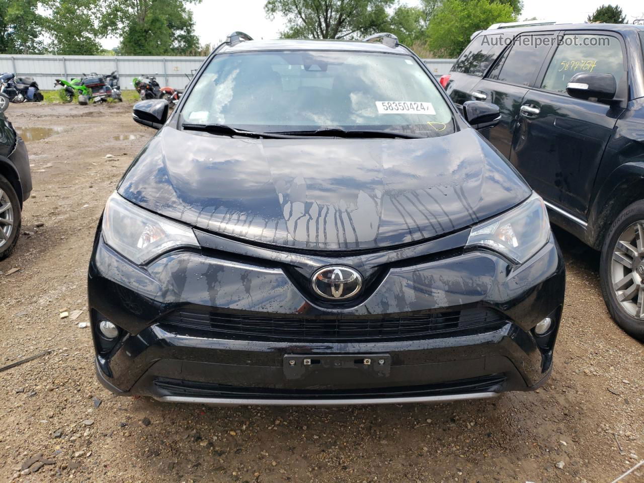 2018 Toyota Rav4 Adventure Черный vin: 2T3RFREV5JW748965