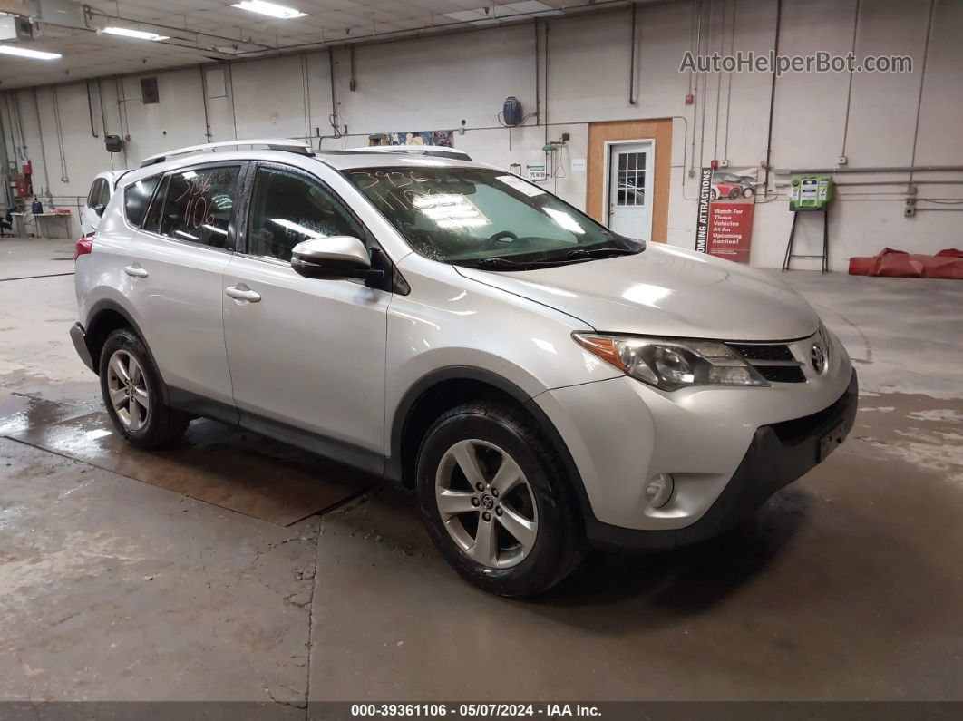 2015 Toyota Rav4 Xle Silver vin: 2T3RFREV6FW301746