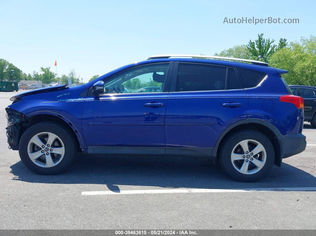 2015 Toyota Rav4 Xle Dark Blue vin: 2T3RFREV6FW324010