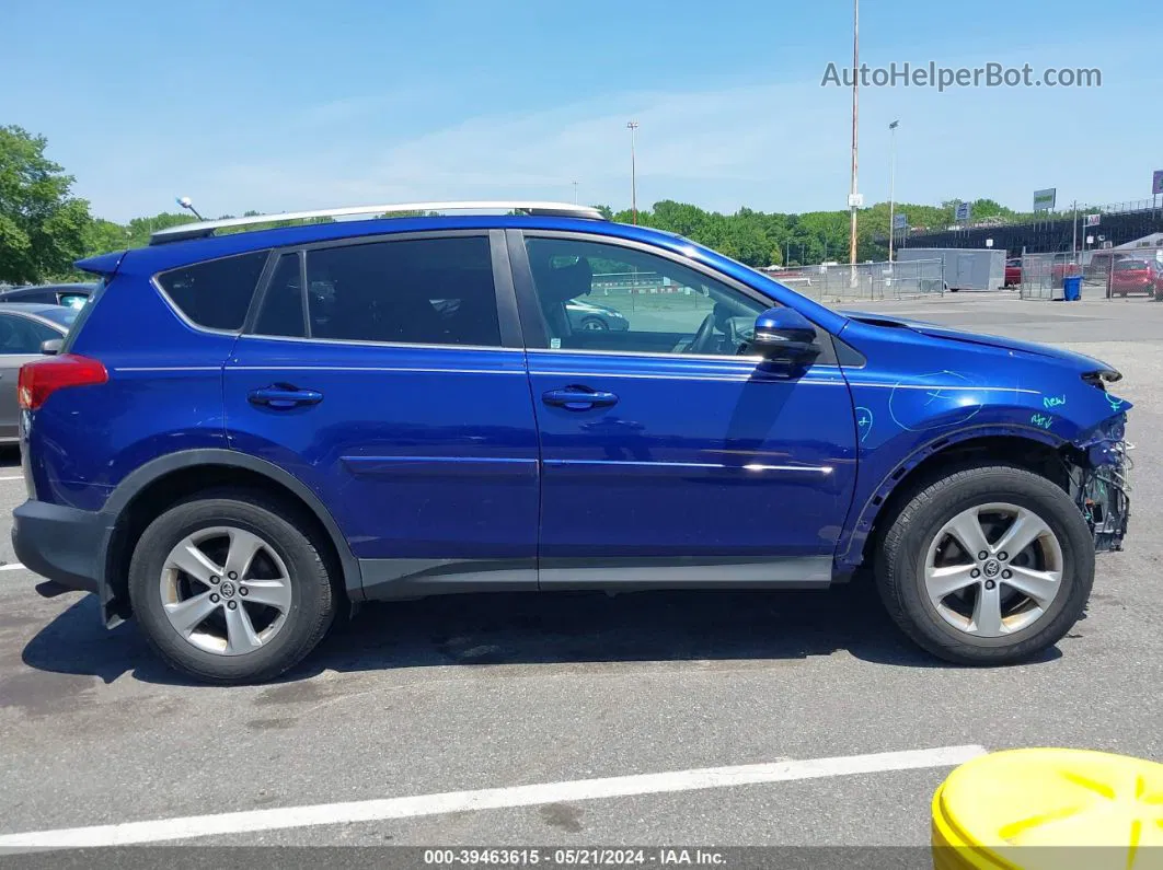 2015 Toyota Rav4 Xle Dark Blue vin: 2T3RFREV6FW324010