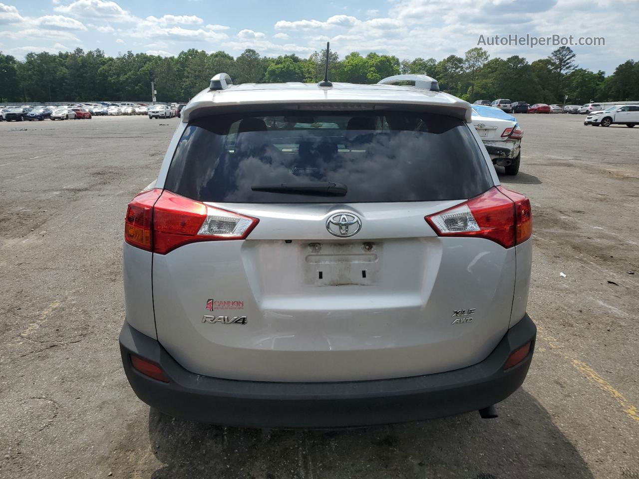 2015 Toyota Rav4 Xle Silver vin: 2T3RFREV7FW296914