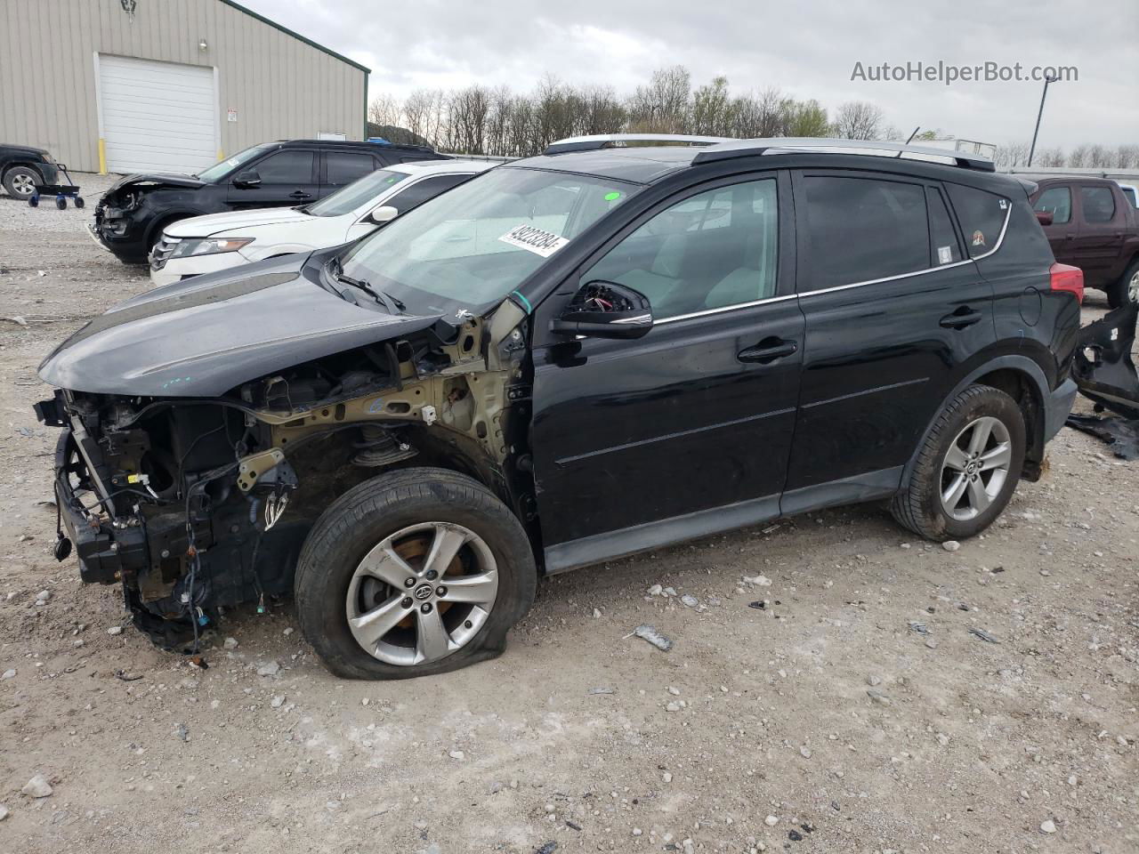 2015 Toyota Rav4 Xle Черный vin: 2T3RFREV7FW383213