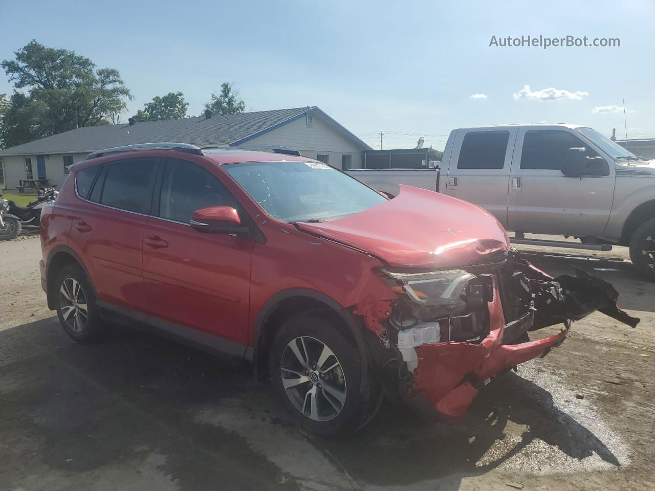 2016 Toyota Rav4 Xle Red vin: 2T3RFREV7GW525948