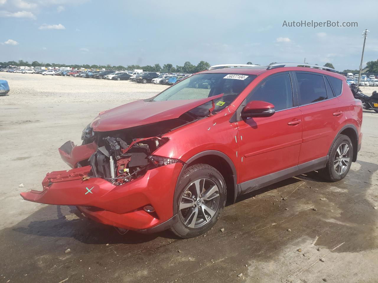 2016 Toyota Rav4 Xle Red vin: 2T3RFREV7GW525948