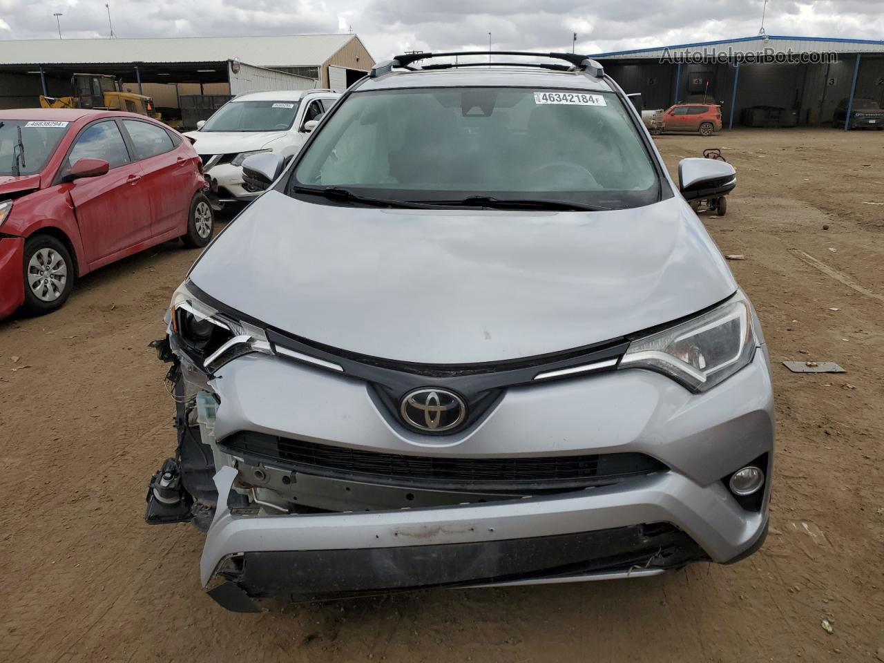 2017 Toyota Rav4 Xle Серебряный vin: 2T3RFREV7HW566985