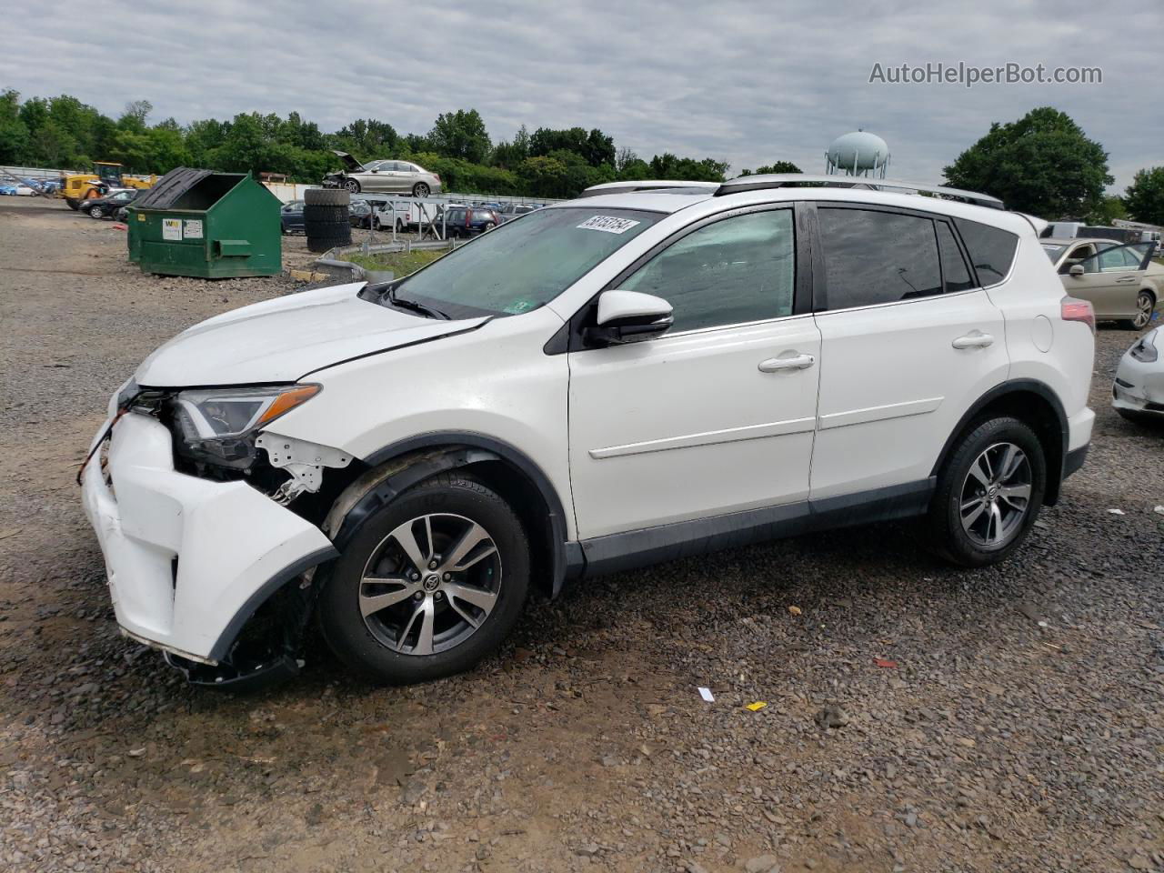 2018 Toyota Rav4 Adventure White vin: 2T3RFREV7JW736185