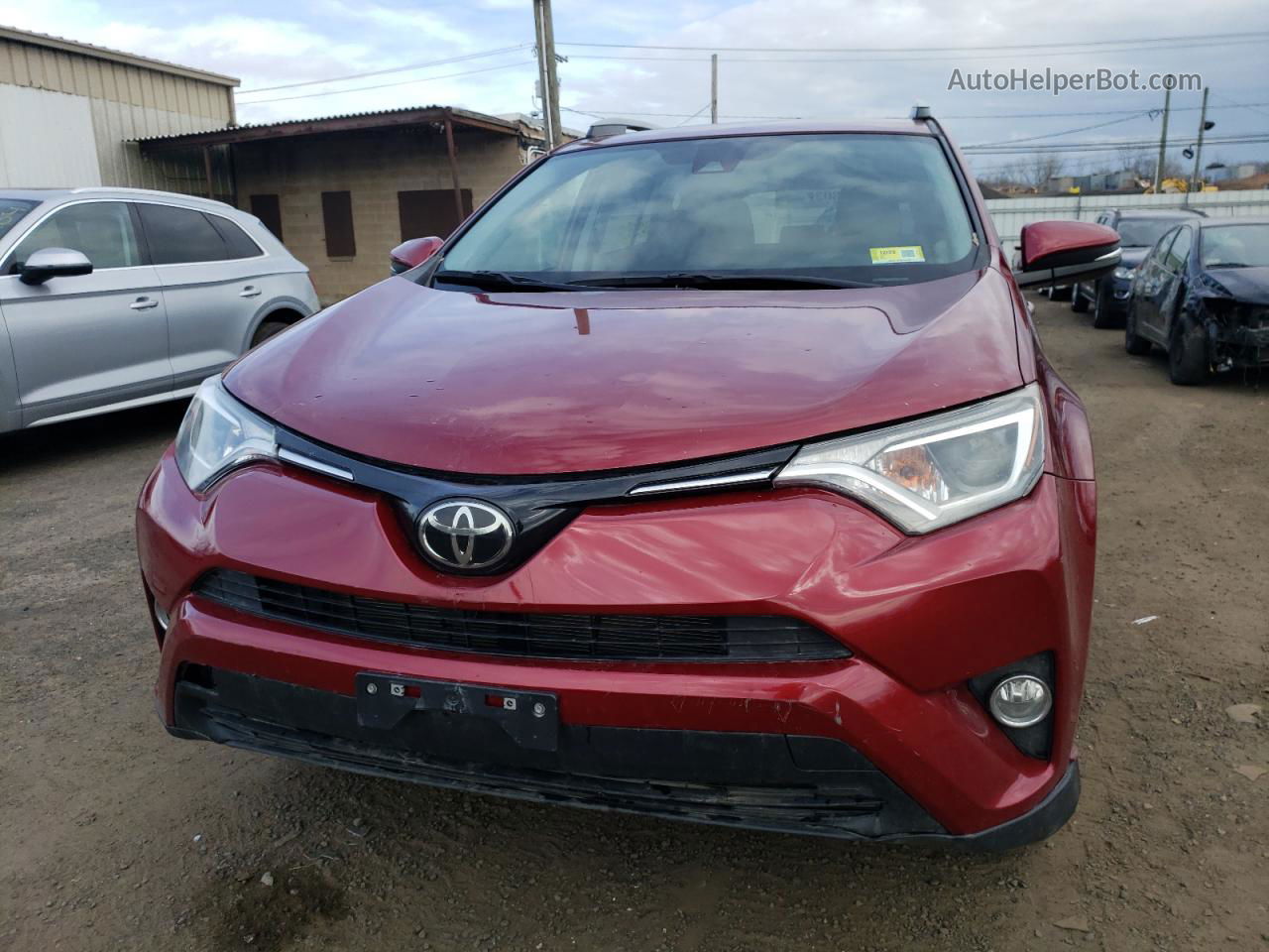 2018 Toyota Rav4 Adventure Burgundy vin: 2T3RFREV8JW737149