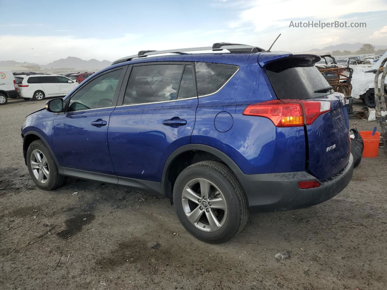 2015 Toyota Rav4 Xle Blue vin: 2T3RFREV9FW238528