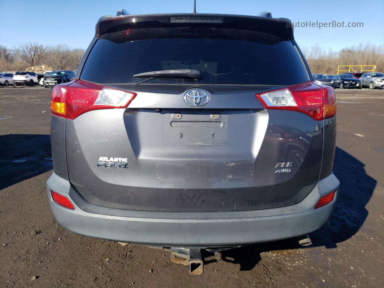 2015 Toyota Rav4 Xle Gray vin: 2T3RFREV9FW276633