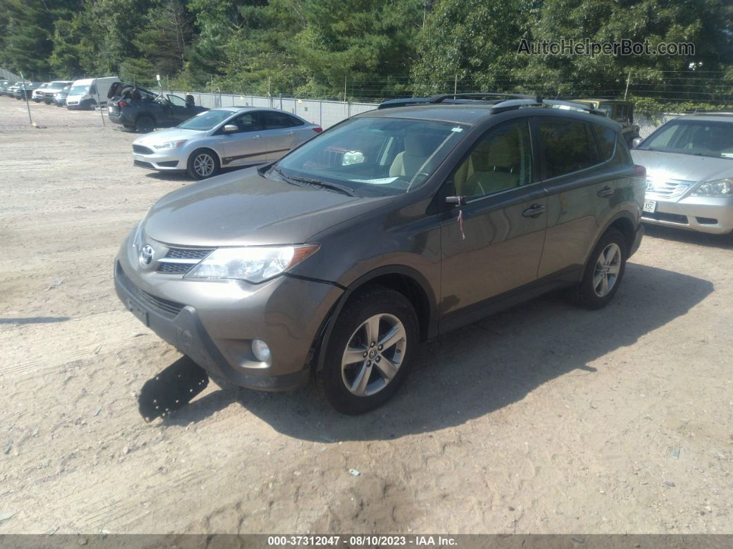 2015 Toyota Rav4 Xle Коричневый vin: 2T3RFREV9FW301935