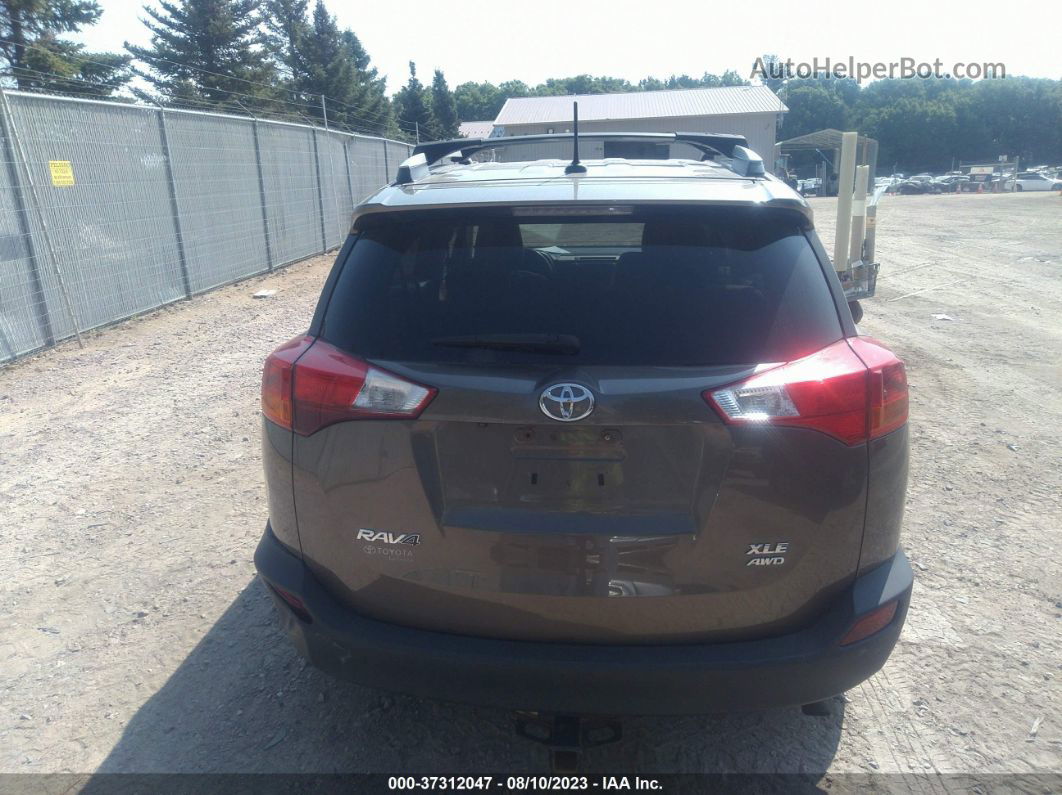 2015 Toyota Rav4 Xle Brown vin: 2T3RFREV9FW301935