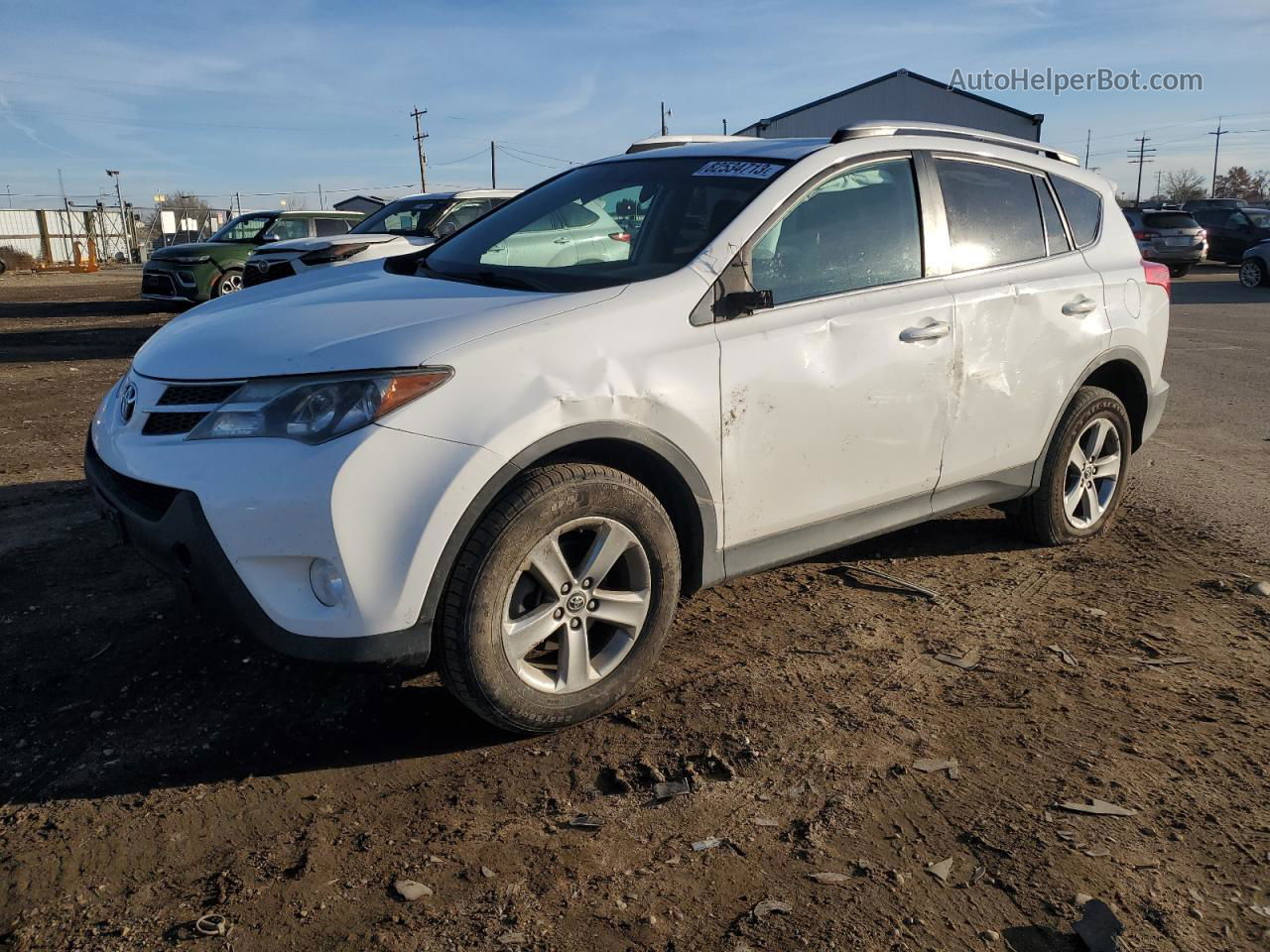 2015 Toyota Rav4 Xle Белый vin: 2T3RFREV9FW310893