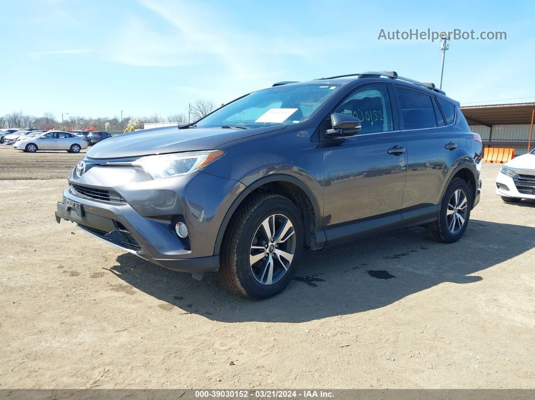 2016 Toyota Rav4 Xle Gray vin: 2T3RFREV9GW475361