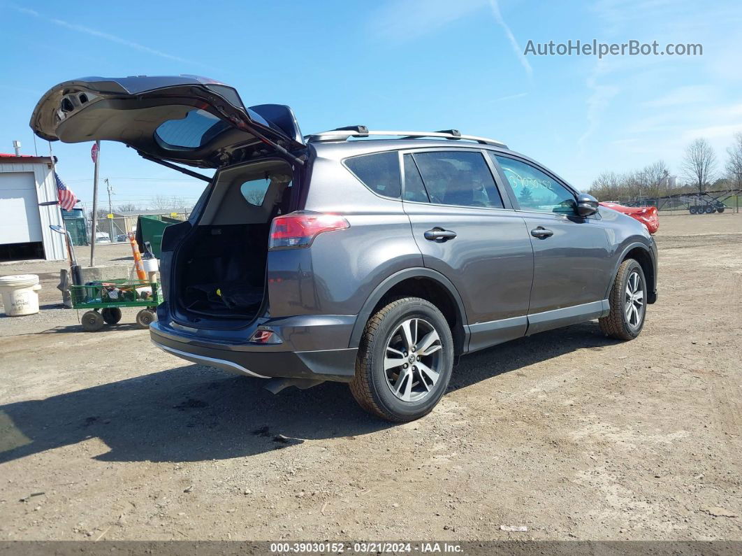 2016 Toyota Rav4 Xle Gray vin: 2T3RFREV9GW475361