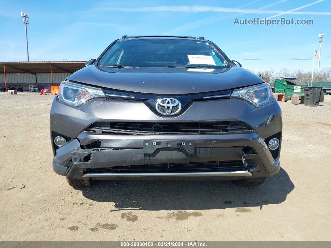 2016 Toyota Rav4 Xle Gray vin: 2T3RFREV9GW475361