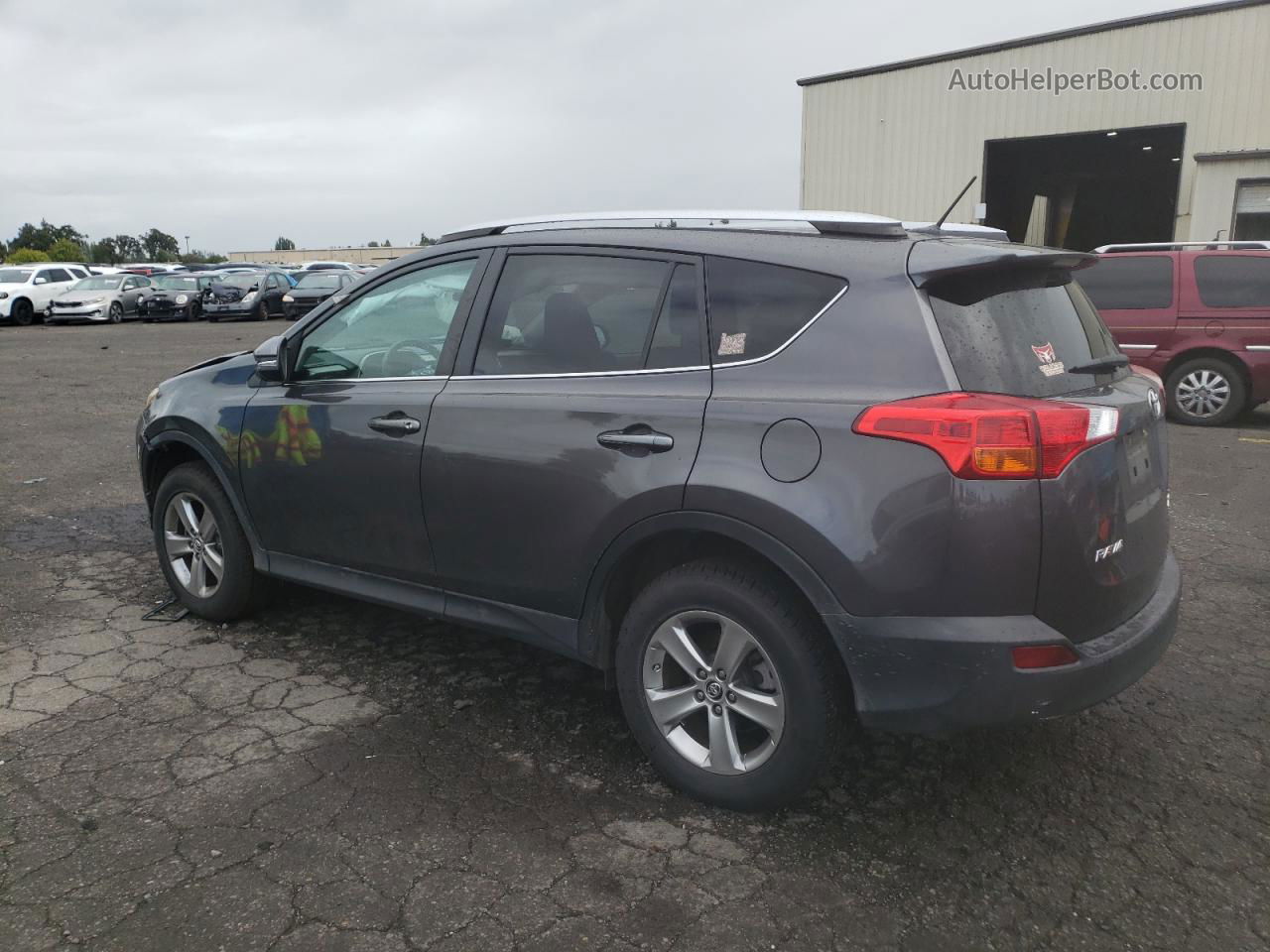 2015 Toyota Rav4 Xle Gray vin: 2T3RFREVXFW309168