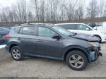 2015 Toyota Rav4 Xle Gray vin: 2T3RFREVXFW317318