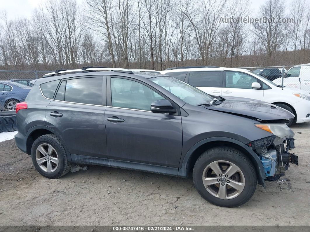 2015 Toyota Rav4 Xle Gray vin: 2T3RFREVXFW317318