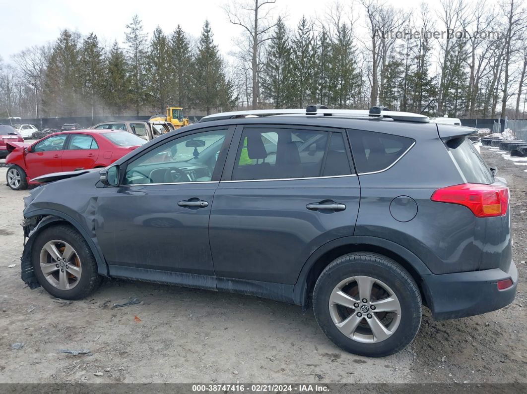 2015 Toyota Rav4 Xle Gray vin: 2T3RFREVXFW317318