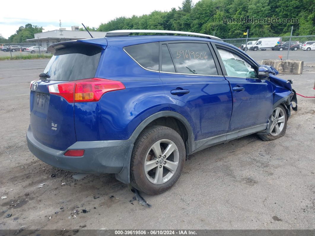 2015 Toyota Rav4 Xle Синий vin: 2T3RFREVXFW378443