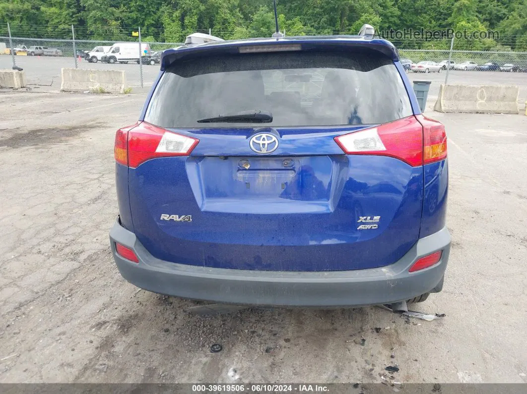 2015 Toyota Rav4 Xle Blue vin: 2T3RFREVXFW378443