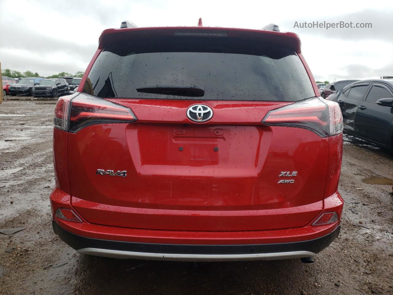 2016 Toyota Rav4 Xle Red vin: 2T3RFREVXGW492959