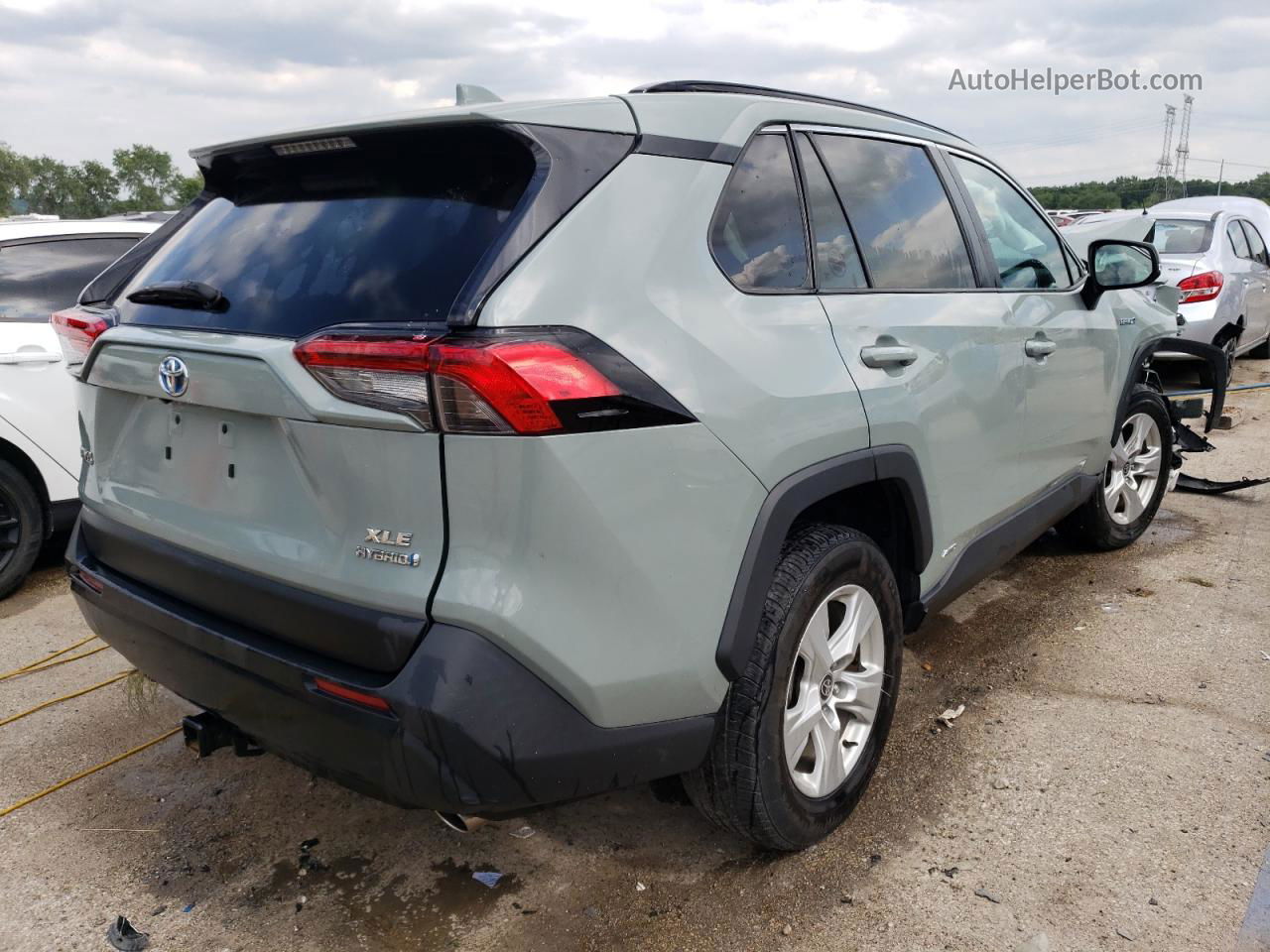 2021 Toyota Rav4 Xle Gray vin: 2T3RWRFV0MW121058