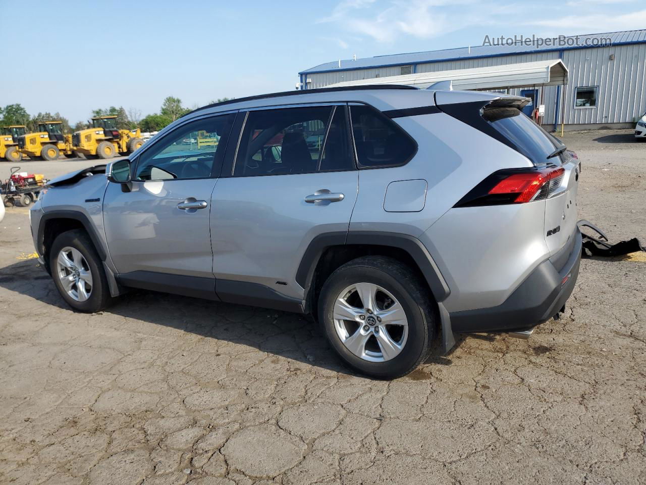 2020 Toyota Rav4 Xle Silver vin: 2T3RWRFV2LW078101