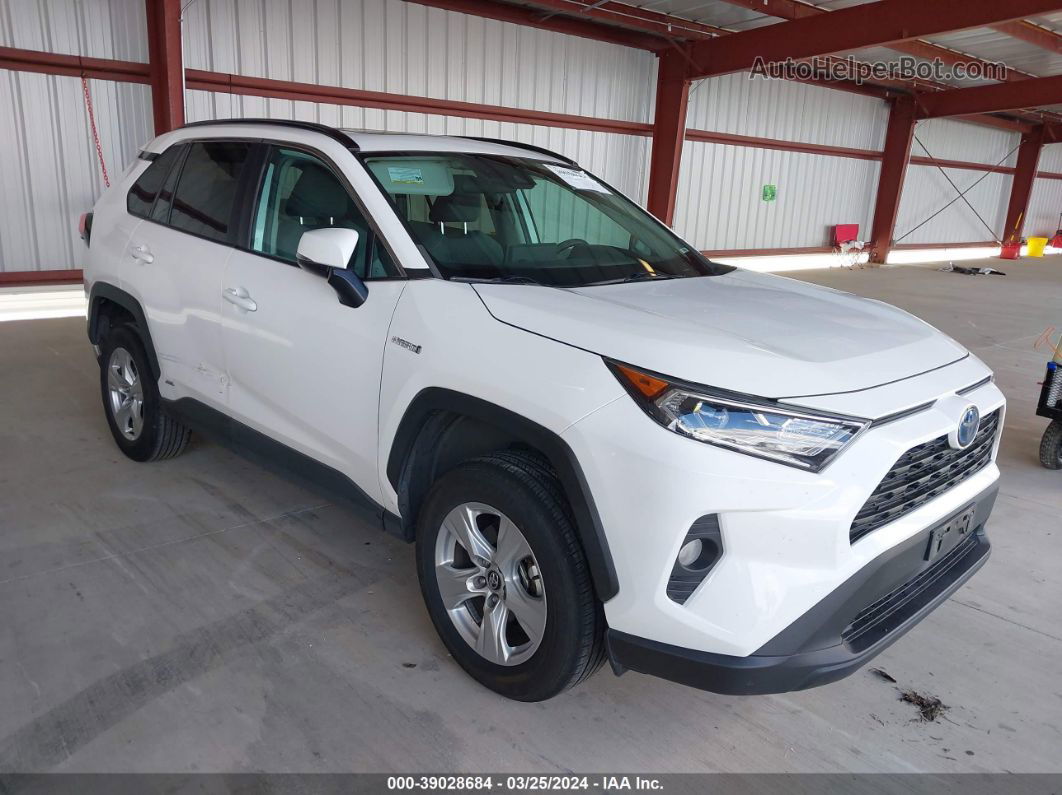 2020 Toyota Rav4 Xle Hybrid White vin: 2T3RWRFV6LW077971