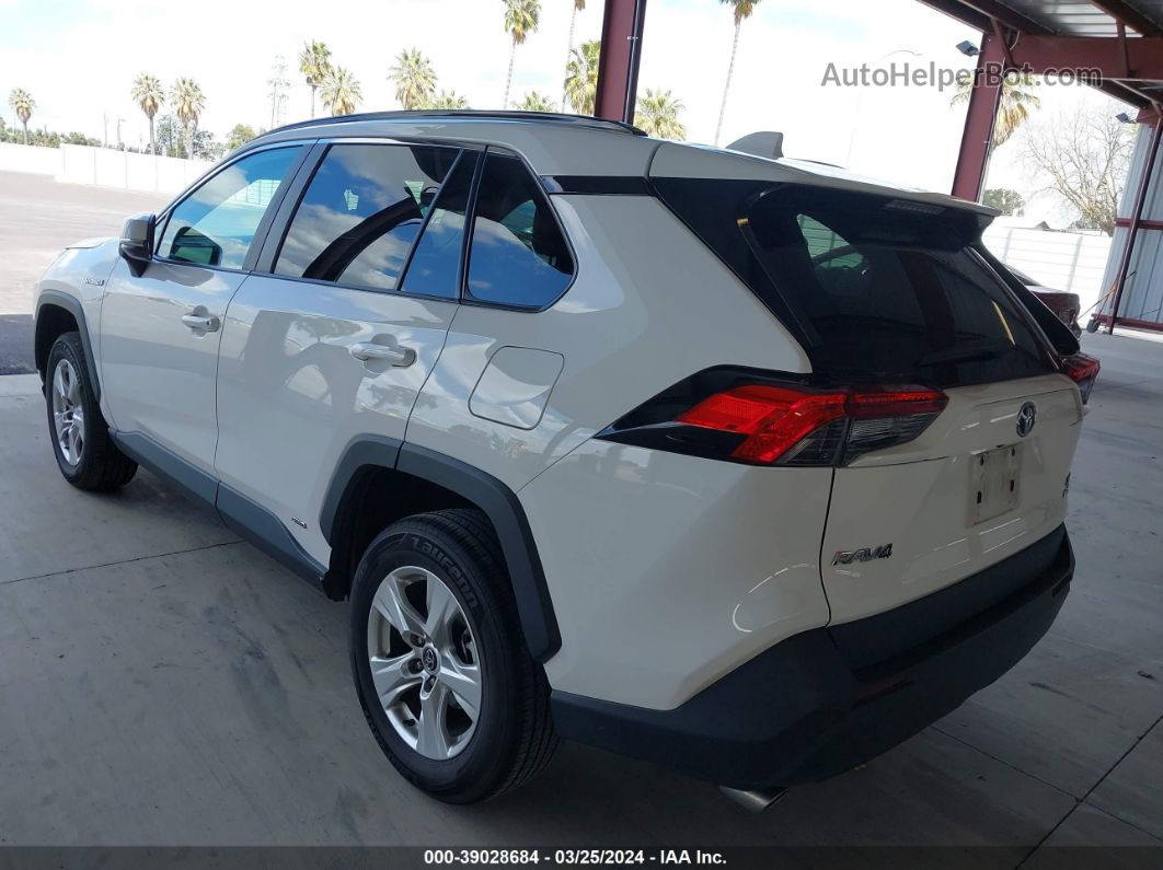 2020 Toyota Rav4 Xle Hybrid White vin: 2T3RWRFV6LW077971