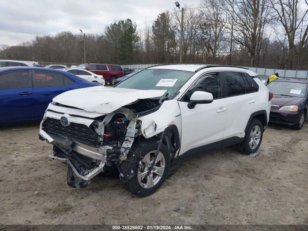 2020 Toyota Rav4 Xle Hybrid White vin: 2T3RWRFV8LW049749