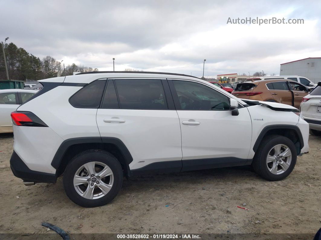 2020 Toyota Rav4 Xle Hybrid White vin: 2T3RWRFV8LW049749