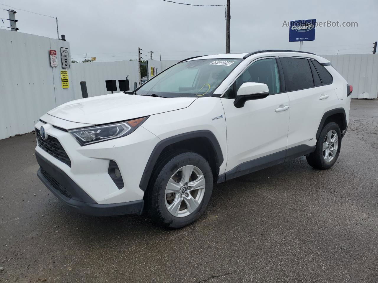 2020 Toyota Rav4 Xle White vin: 2T3RWRFV9LW078676