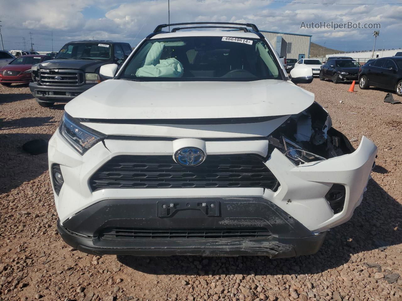 2021 Toyota Rav4 Xle White vin: 2T3RWRFV9MW115999