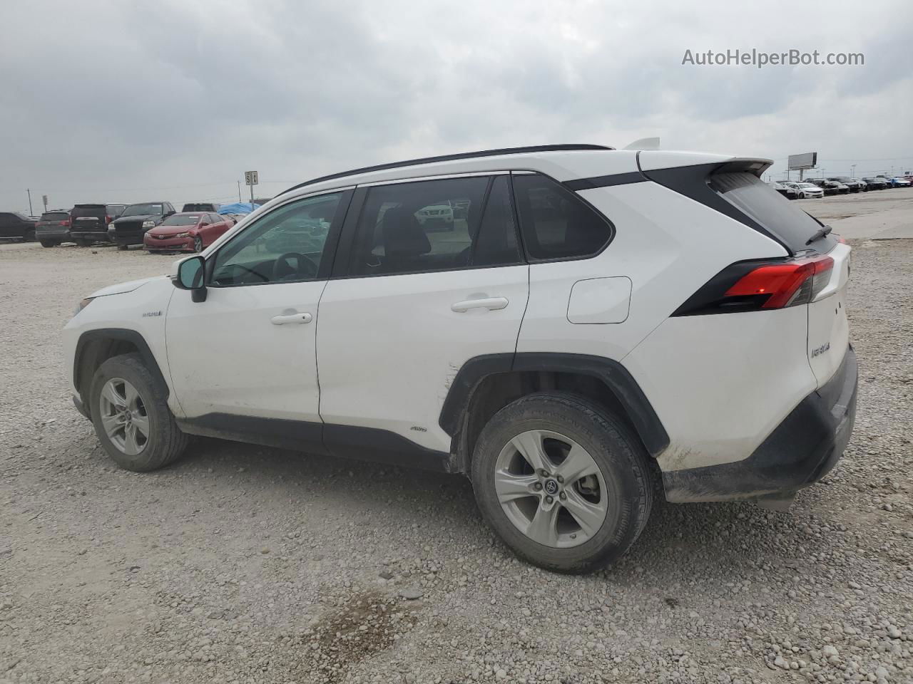 2019 Toyota Rav4 Xle White vin: 2T3RWRFVXKW043630