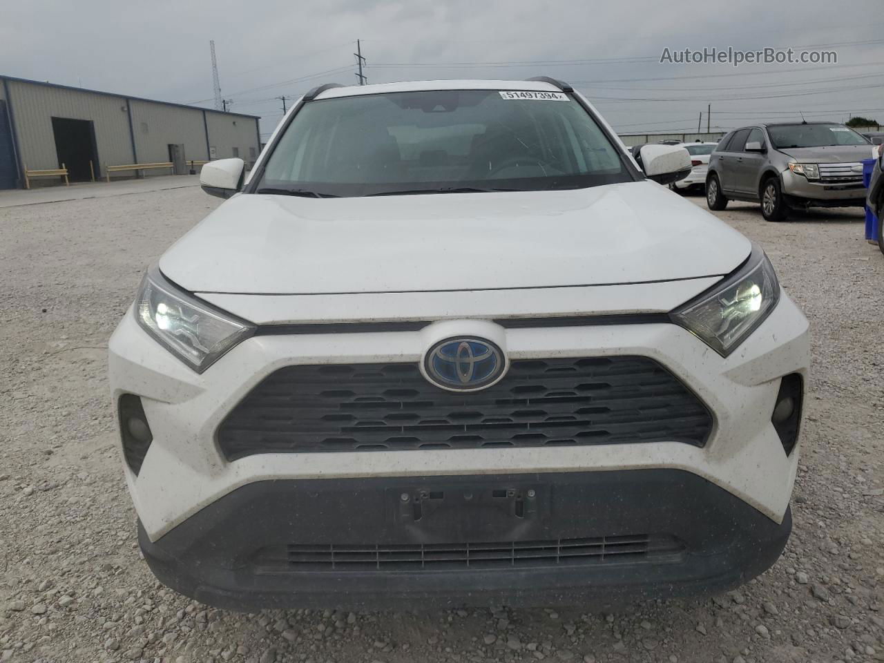 2019 Toyota Rav4 Xle Белый vin: 2T3RWRFVXKW043630