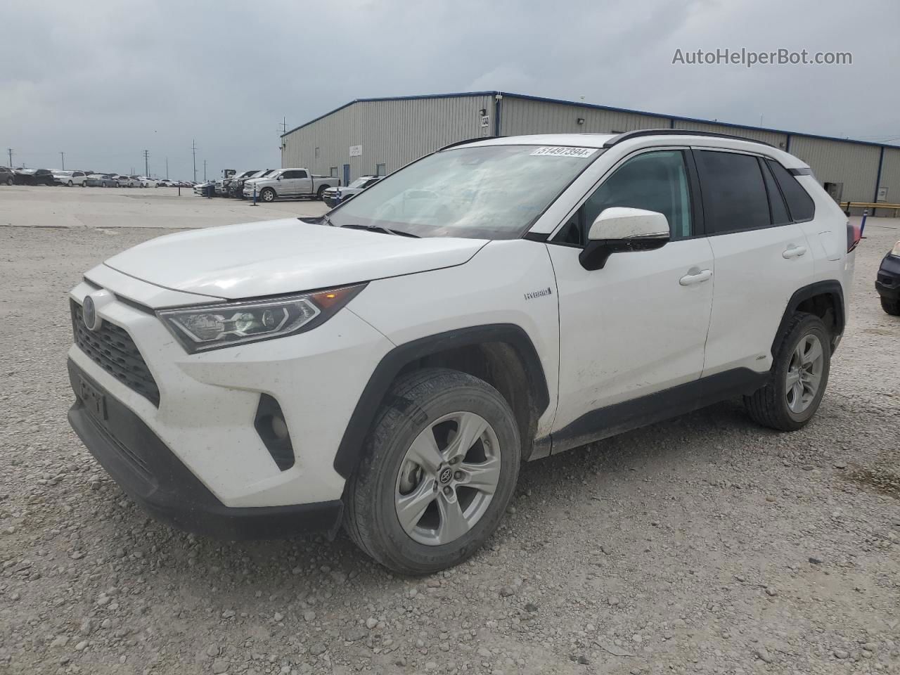 2019 Toyota Rav4 Xle Белый vin: 2T3RWRFVXKW043630