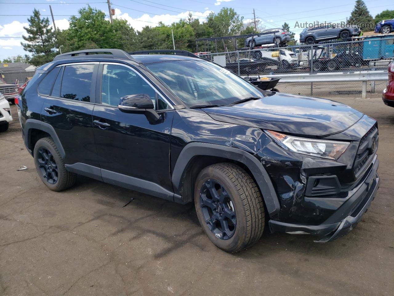 2021 Toyota Rav4 Trd Off Road Black vin: 2T3S1RFV3MW147704