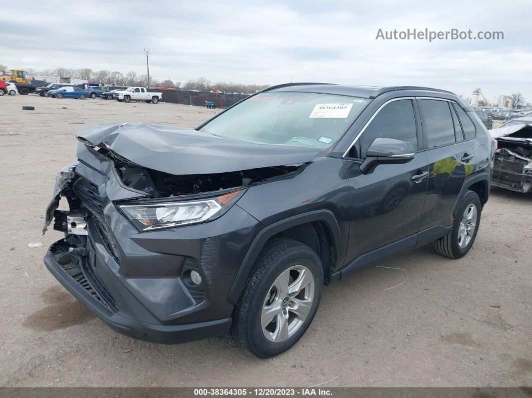 2019 Toyota Rav4 Xle Gray vin: 2T3W1RFV0KC012793