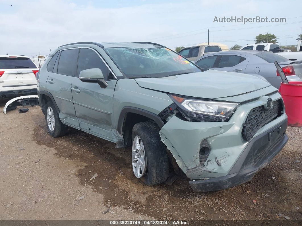 2020 Toyota Rav4 Xle Зеленый vin: 2T3W1RFV0LW098168