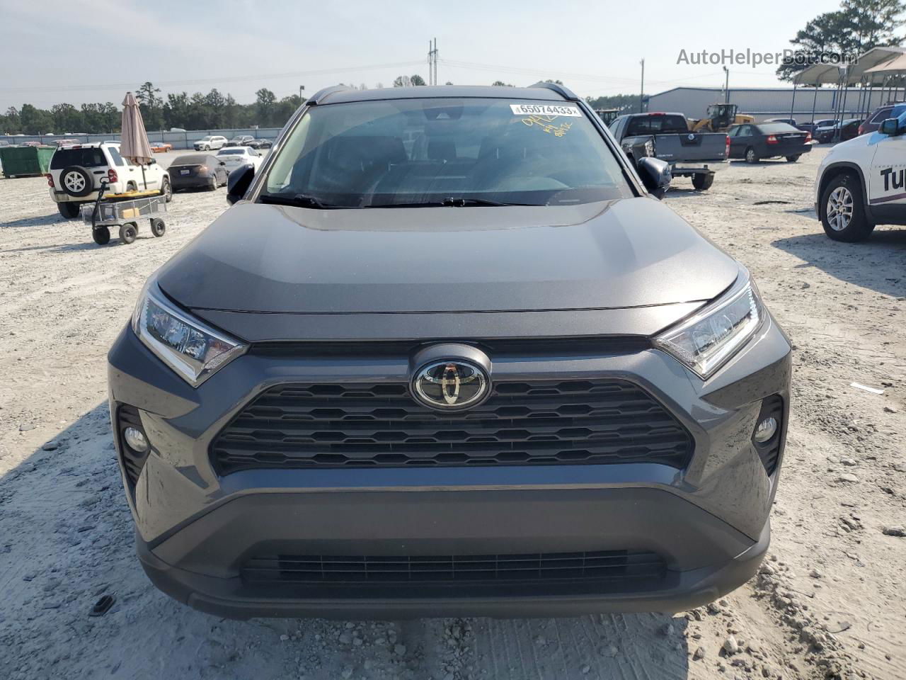 2019 Toyota Rav4 Xle Gray vin: 2T3W1RFV1KC009420