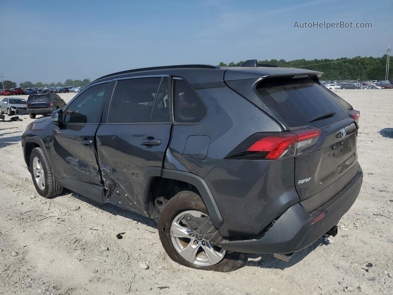 2019 Toyota Rav4 Xle Gray vin: 2T3W1RFV1KC009420