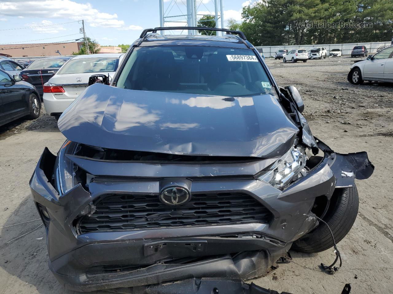 2019 Toyota Rav4 Xle Charcoal vin: 2T3W1RFV1KW015507