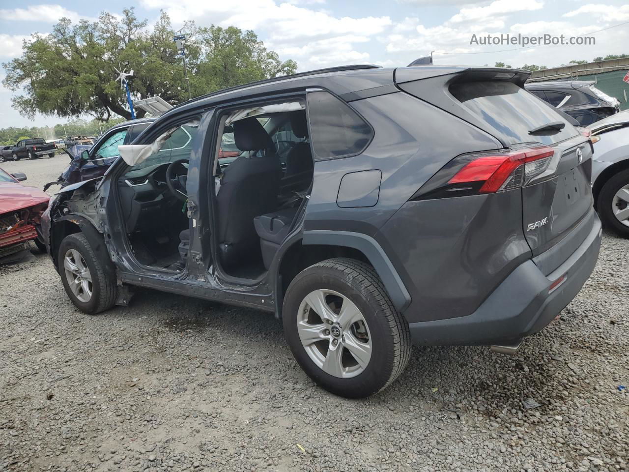 2019 Toyota Rav4 Xle Gray vin: 2T3W1RFV2KW002099