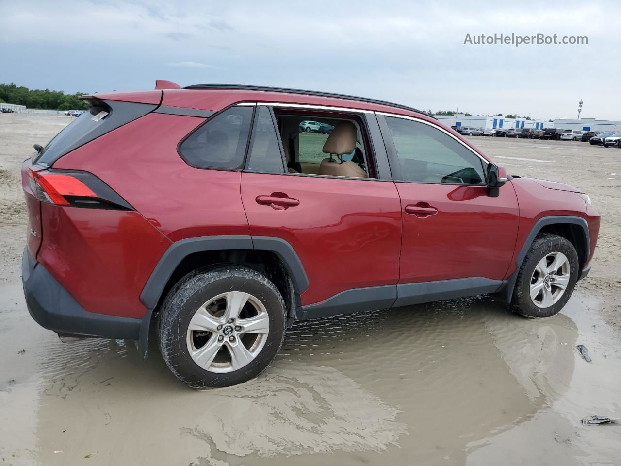 2019 Toyota Rav4 Xle Burgundy vin: 2T3W1RFV3KC027191