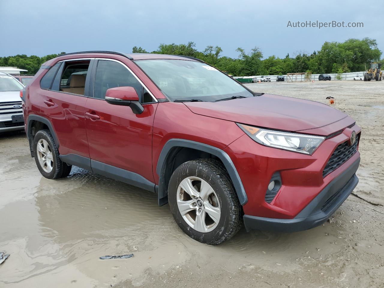 2019 Toyota Rav4 Xle Burgundy vin: 2T3W1RFV3KC027191