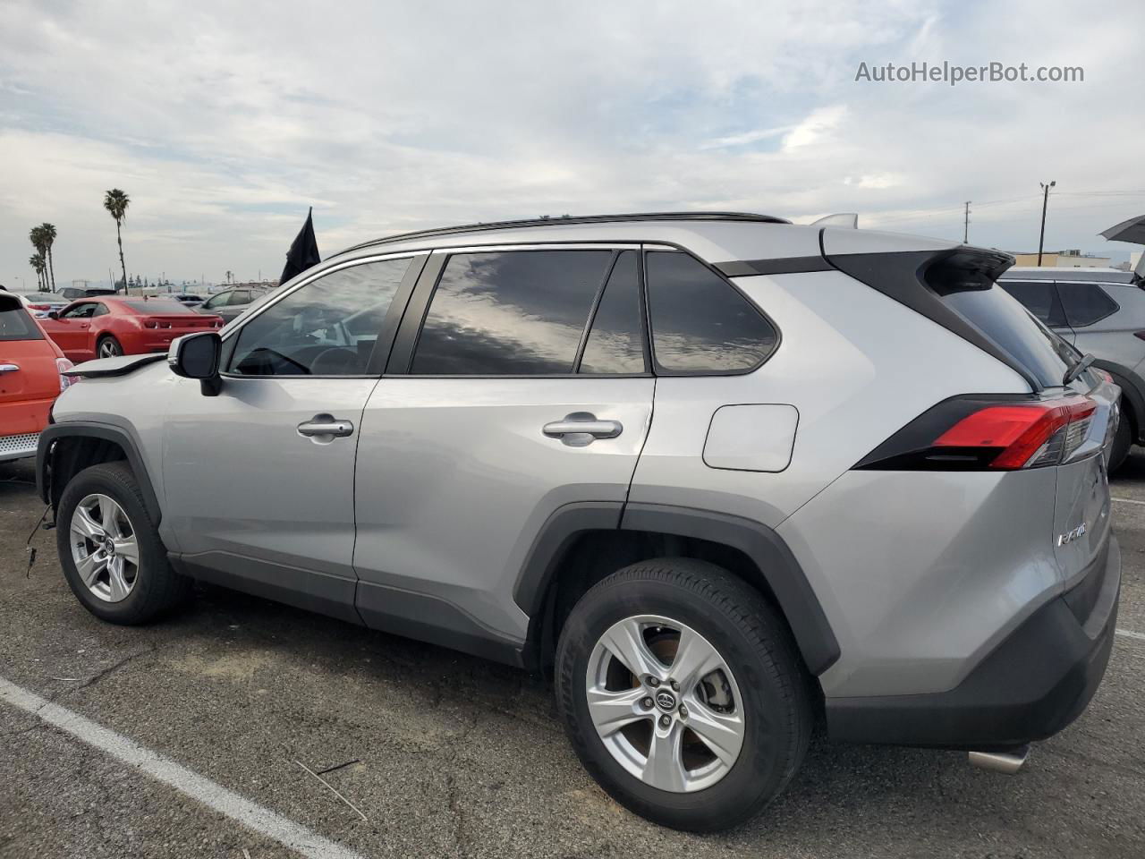 2019 Toyota Rav4 Xle Silver vin: 2T3W1RFV3KW016674